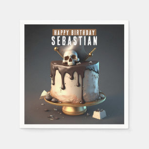 Pirate theme Birthday Napkin