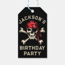 Pirate theme Party Adult Salty Pirate Skull Black 