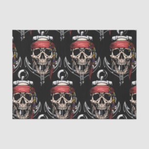 Pirate theme Party Adult Skull Nautical Tissue Paper