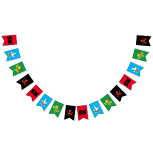 Pirate themed fun bunting / skull & crossbones  bunting