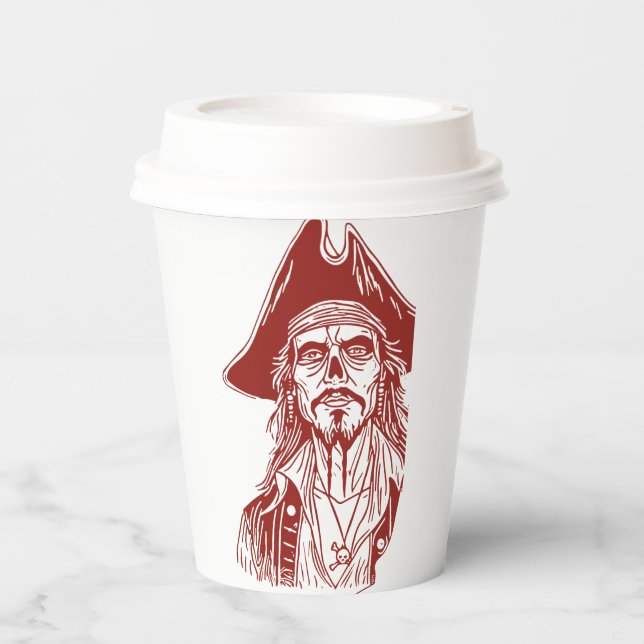 Pirate-Themed Party  Paper Cups (Front)