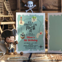 Pirate Treasure map 4th Birthday