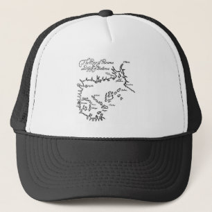 Pirate Treasure Map Trucker Hat