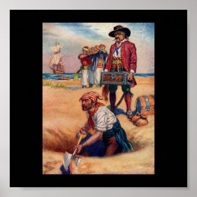 Pirate Treasure Poster (Front)