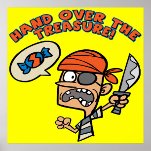 Pirate Treasure Poster