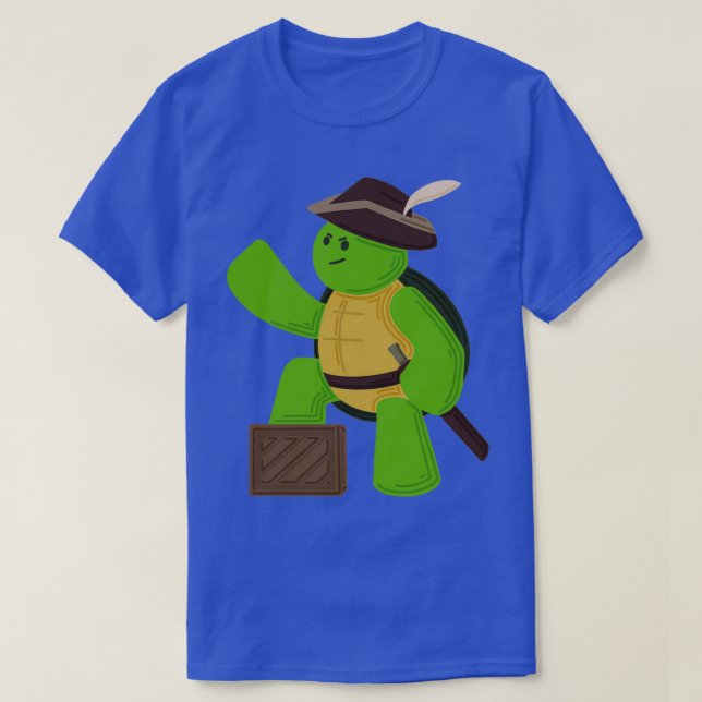 Pirate Turtle T-Shirt (Design Front)