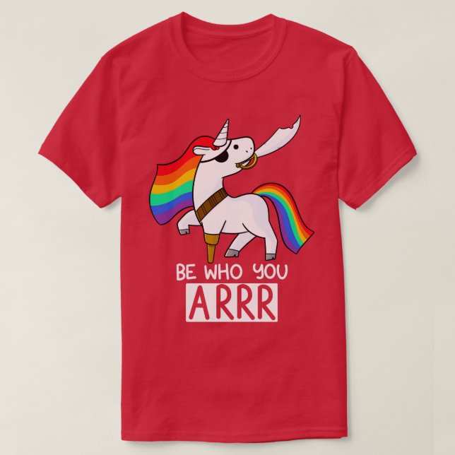 Pirate Unicorn T-Shirt (Design Front)
