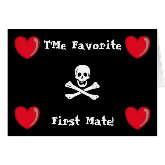 Pirate Valentine Card