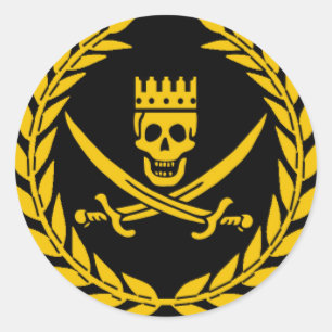 Pirate Victory Sticker - pack of 20