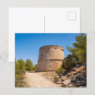 Pirate Watchtower in Portinatx, Ibiza Postcard