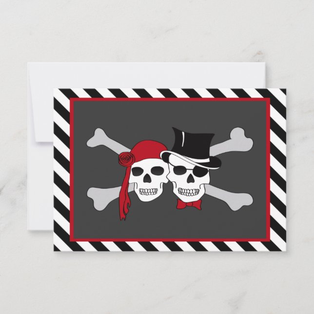 pirate wedding invitation (Front)