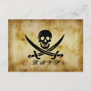 Pirate Wedding RSVP Response Card
