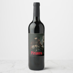 Pirate wine label