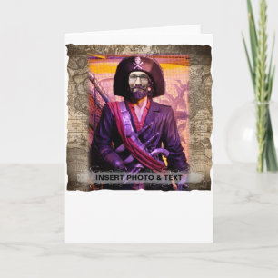 Pirate Wish Card - Personalise Photo & Text