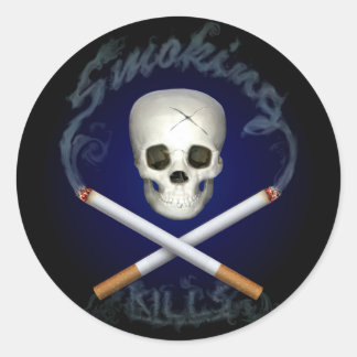 Pirate With A Cause Classic Round Sticker