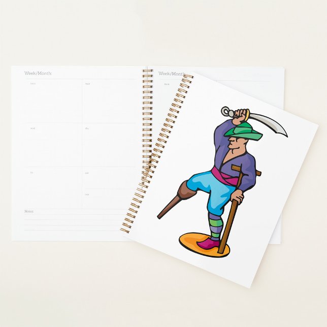 Pirate with Peg Leg and Sword Planner (Creator Uploaded)