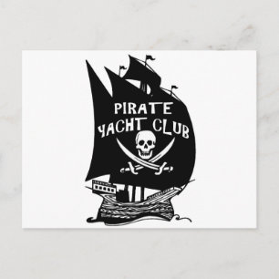 Pirate Yacht Club Postcard