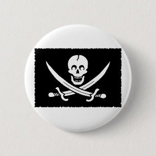 PirateLife,Button 6 Cm Round Badge