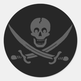 PirateLife,Sticker Classic Round Sticker