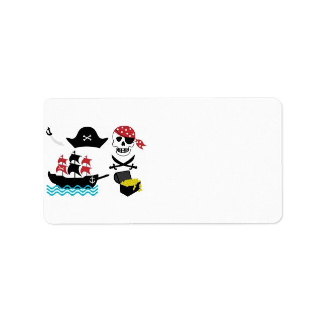 Pirates Address Label (Front)
