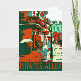 Pirates Alley French Quarter New Orleans Card