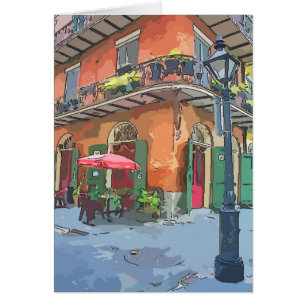Pirates Alley New Orleans Greeting Card
