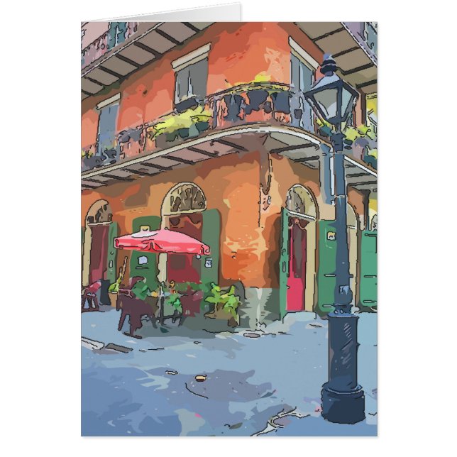 Pirates Alley New Orleans Greeting Card (Front)