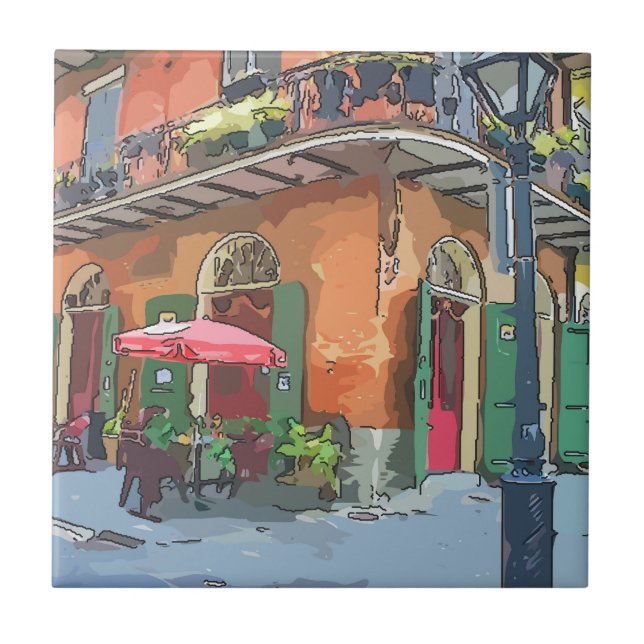 Pirates Alley New Orleans Tile (Front)