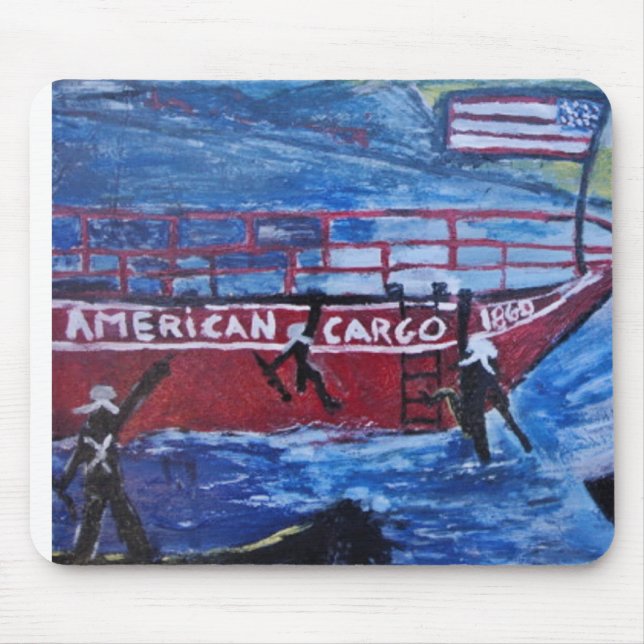 PIRATES AMERICAN CARGO MOUSE MAT (Front)