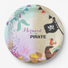 Pirates and Mermaids Party Paper Plates Girl Boy