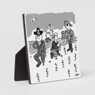 Pirates are Gardening Using a Wooden Leg. Funny Plaque