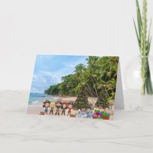 Pirates at Christmas Card