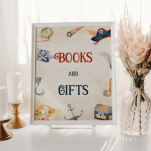 Pirates Baby Shower Books And Gifts Sign
