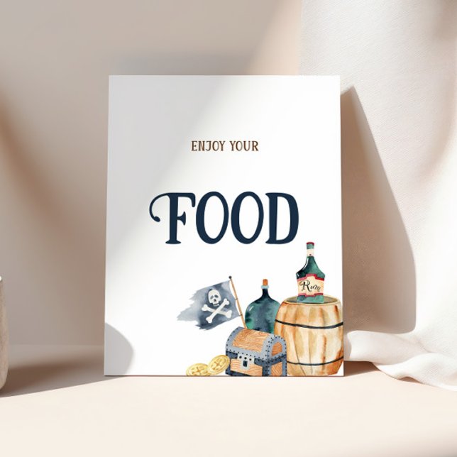 Pirates Baby Shower Food Sign (Creator Uploaded)