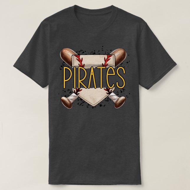 Pirates Baseball Pirates  13 T-Shirt (Design Front)