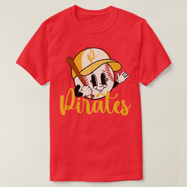 Pirates Baseball Pirates  5 T-Shirt (Design Front)