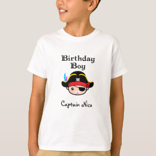 Pirates Birthday Personalised T-Shirt