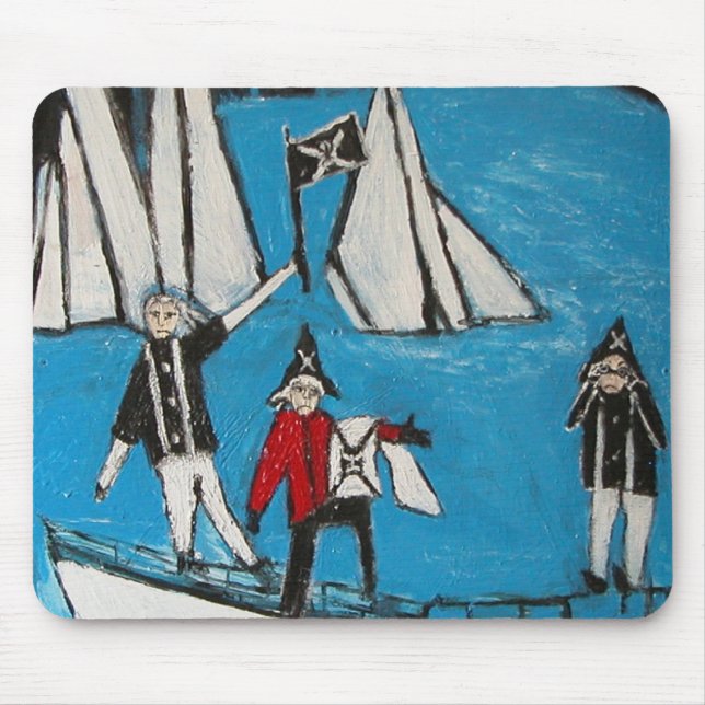 PIRATES BLUES MOUSE MAT (Front)