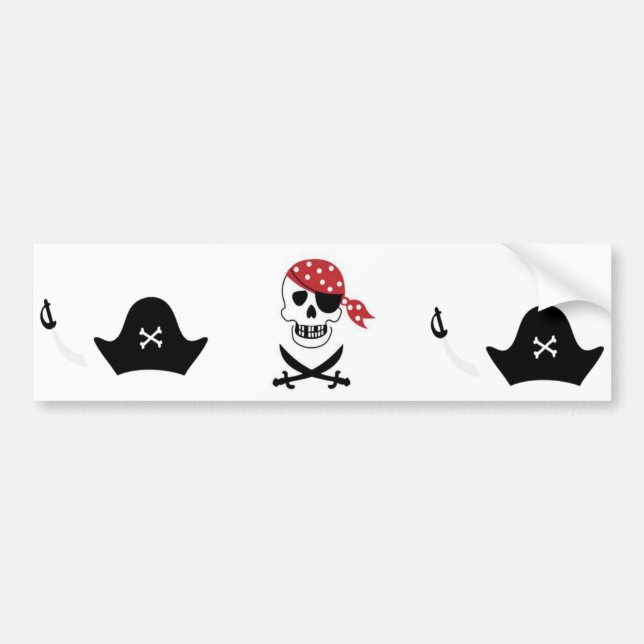Pirates Bumper Sticker (Front)
