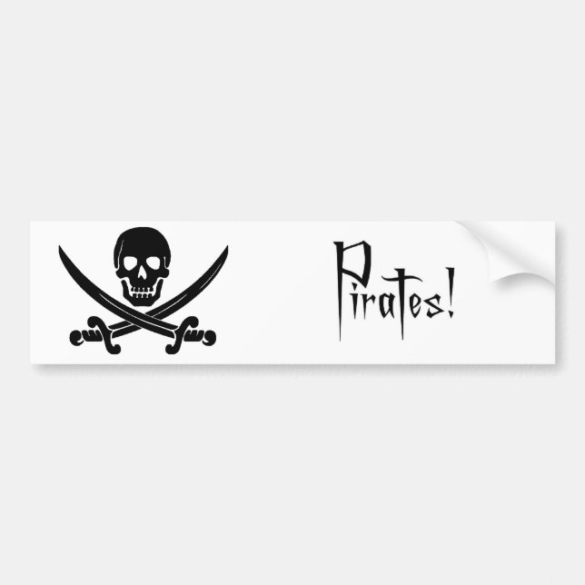 Pirates Bumper Sticker (Front)