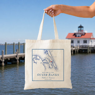 Pirate's Cove Wedding Favour Manteo Outer Banks Ma Tote Bag