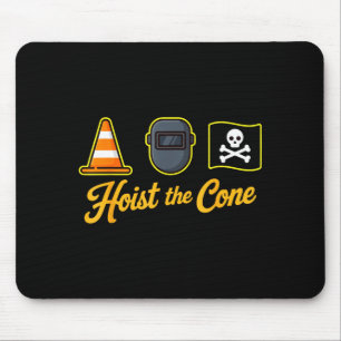 Pirates hoist the cone funny saying baseball for mouse mat