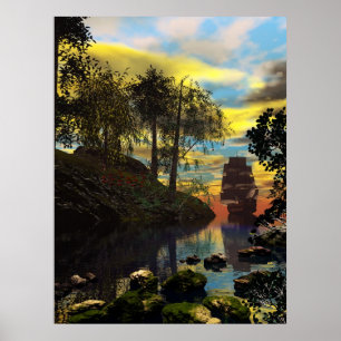 Pirates Inlet Poster