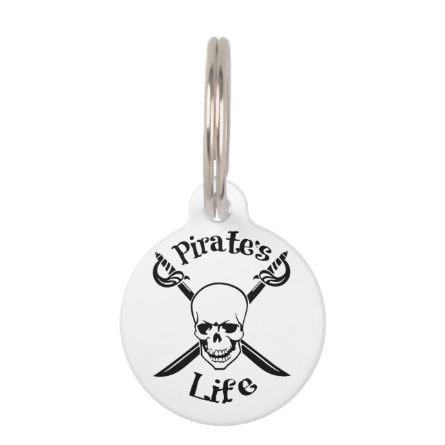 Pirate's Life Pet Tag (Front)