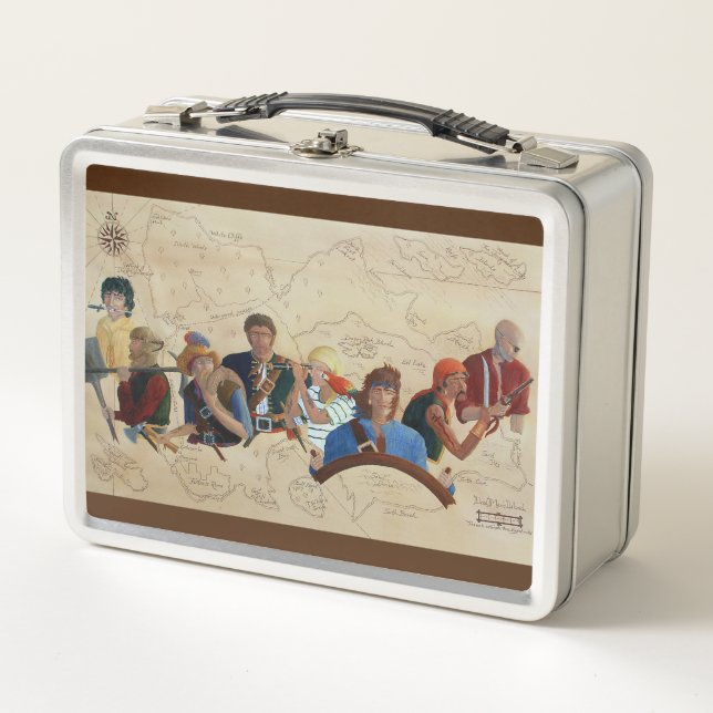 "Pirates!" Metal Lunch Box (Front)