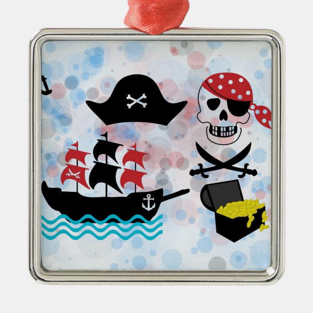 Pirates Metal Tree Decoration (Front)