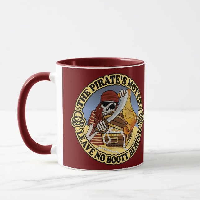 Pirate's Motto Mug (Left)