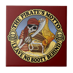 Pirate's Motto Tile