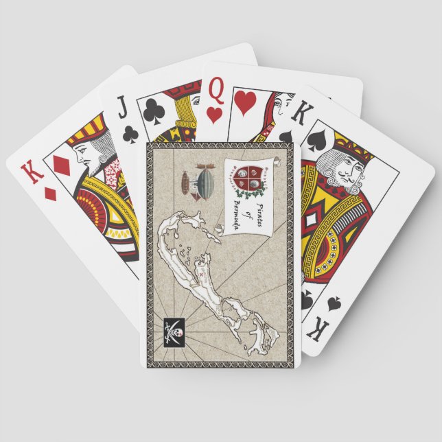 Pirates of Bermuda Playing cards (Back)