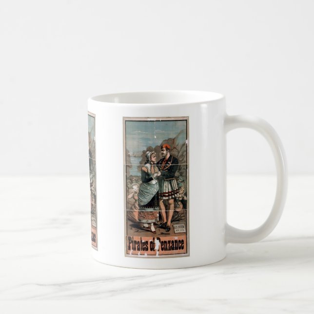 Pirates of Penzance Vintage Theatre Coffee Mug (Right)